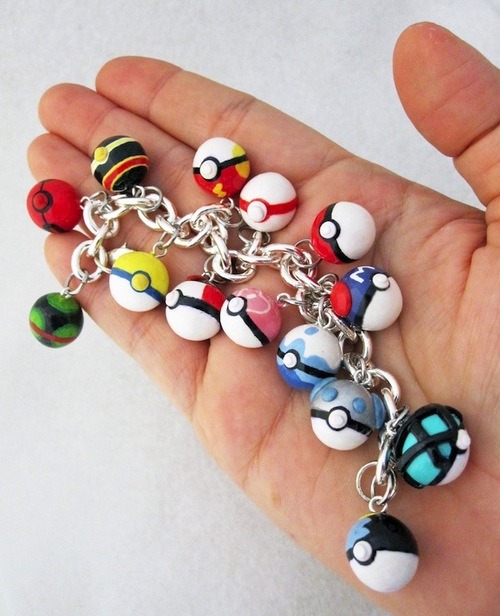 pxlbyte:  Personalized Pokémon Bracelet These handmade bracelets make the perfect