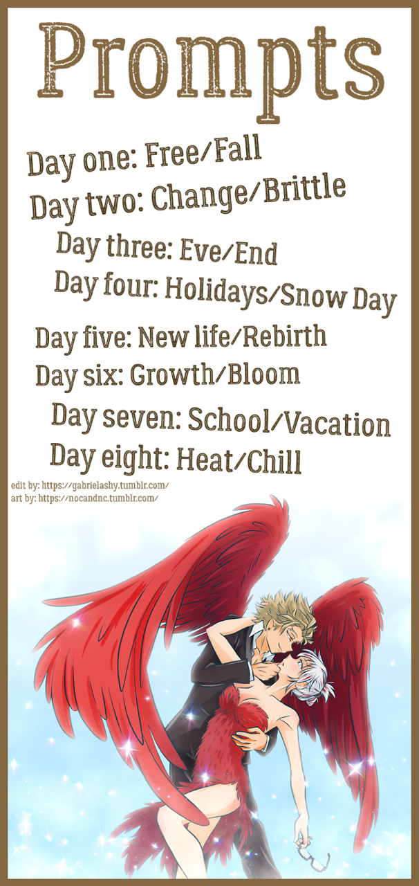 blamedorange:  huwumi-week-2018:  Welcome, one and all! In celebration of the wonderful pairing of the number 2 Pro Hero Hawks and Fuyumi Todoroki, some of us from the Huwumi discord decided to host a Huwumi Week for 2018! As we get closer to the start