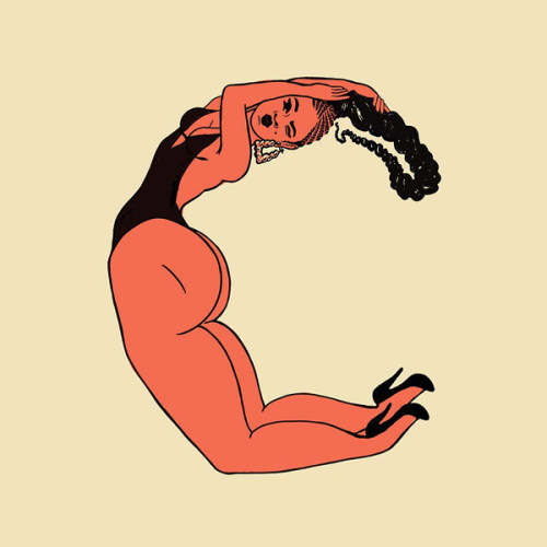 exhibition-ism:  You have to follow along with illustrator Jade Schulz’s daily video vixen dropcap alphabet - i’m quite partial to “F”. Follow her progress here and see more on her website here. 