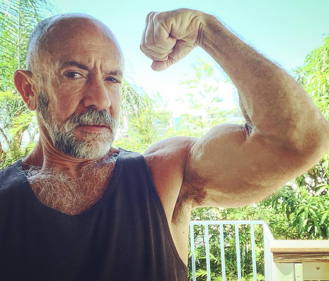 compactmsl:  Worked on biceps today. #maturemuscle #maturemsl #sexydad #cockalicious