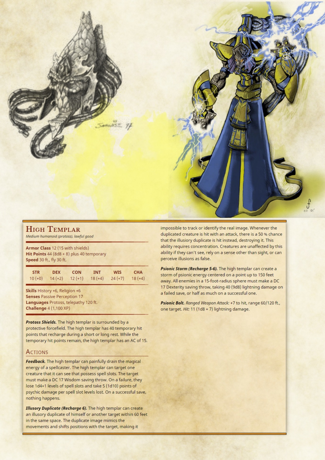 squidman dnd 5e