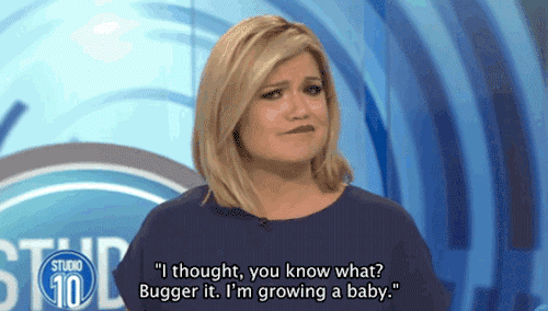 micdotcom:  Watch: Pregnant Australian TV anchor puts a fork in nasty body shamers   