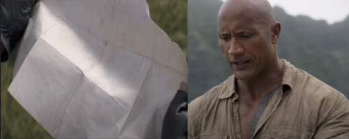 shittymoviedetails:In Jumanji (2017) Dwayne Johnson meets his greatest enemy