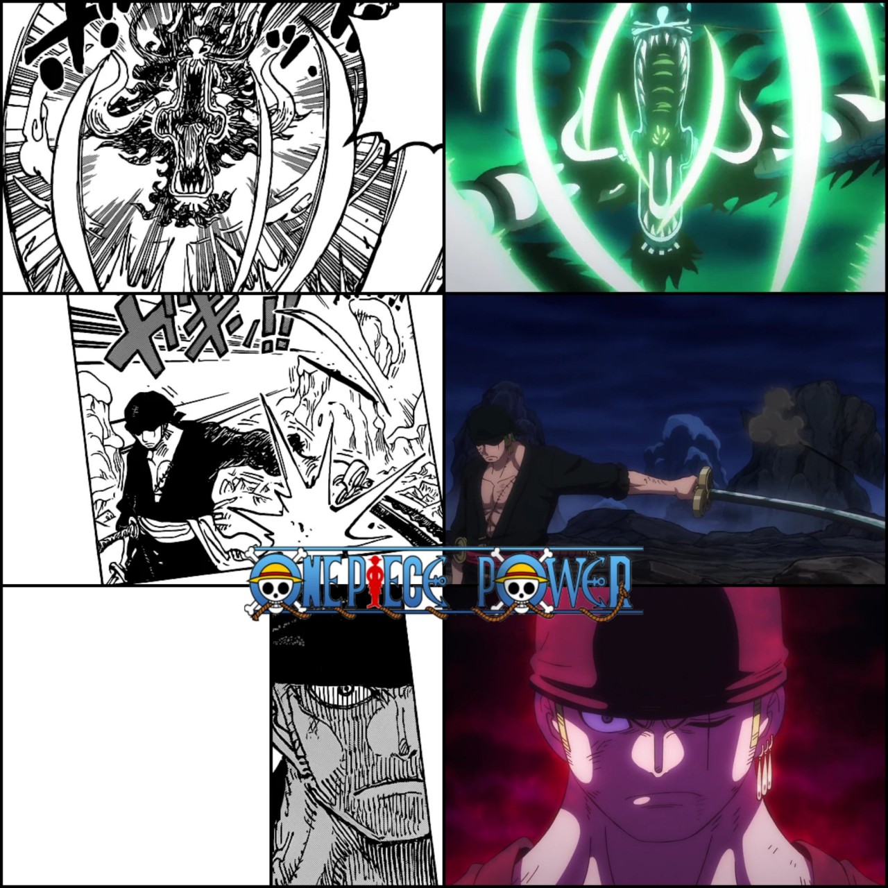 Episode 1017 vs Chapters 1001-1002