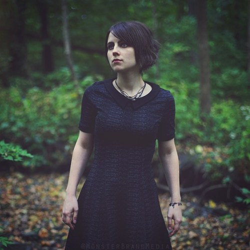 Deep in the woods : 2015  - : @monsterbrandmedia • • • #selfportrait #forest #tbt #portrait #lbd #hm