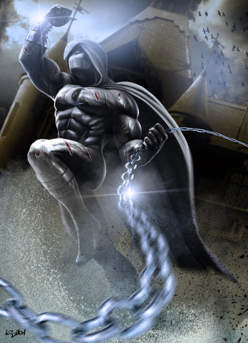 thecyberwolf:  MOON KNIGHT Find this Artist on DeviantArt - Website 