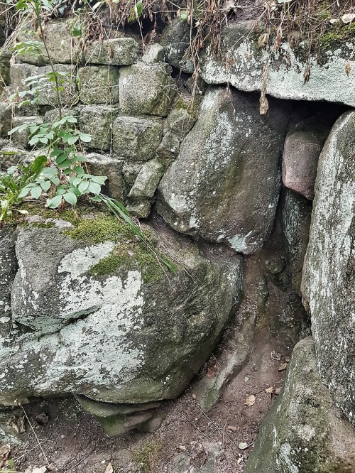 8th Century CE Rock Cut Graves and St. Patrick’s Chapel, Heysham, Lancashire, 6.8.18.This rocky head