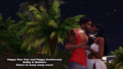 happy anniversary - part 4/4bailey and quinton just missed the countdown so they went for a midnight