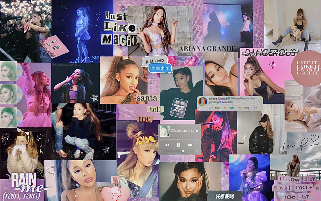 Best Of Aesthetic Wallpapers Collage Ariana Grande Hd - Vrogue