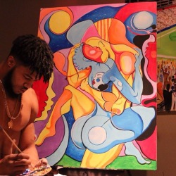 wellfcukk:  qurlyheadkilla:  karayray1:  nelalyhs:Who da… Like.. That back. Lord.  Fuck his back. Look at that first painting 😍  Dating a man that paints…and just getting to lay in bed and watch him work &gt;&gt;&gt;&gt;&gt;&gt;&gt;&gt; 😍😍😍😍Or