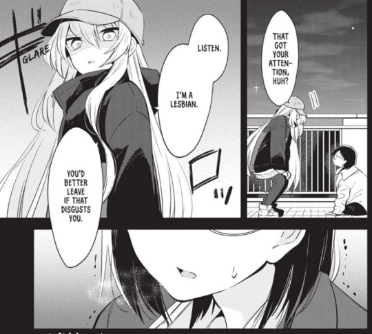 anime vs manga #yuri #gl #wlw #yaorieditors #yurianime