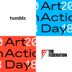 action:  2018 is going to be a good yearToday is the first ever Art Action Day. We’re partnering with a group called The Federation to encourage artists and activists to speak out with their art.We gave you this prompt: When they write the headlines
