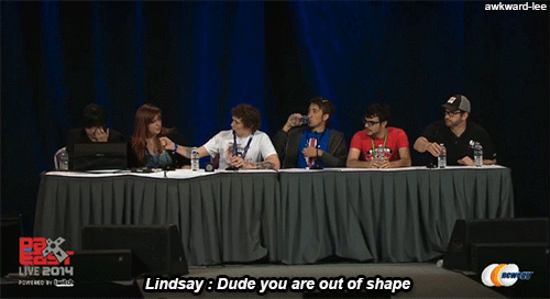 awkward-lee:  PAX EAST 2014: Rooster Teeth (x) 