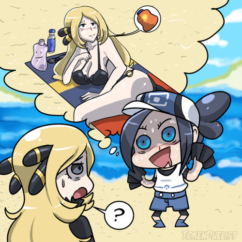 “So you came here to see Cynthia in a Bikini?”