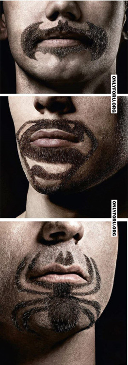 funny-lol-pics-gifs-videos:  (via Superhero Facial Hair)