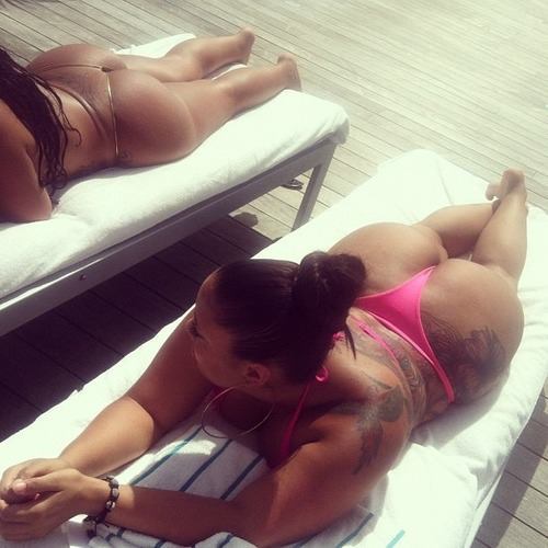 amazingglutes:  boujhetto:  Everywhere I go, all I see is bitches in bikinis….