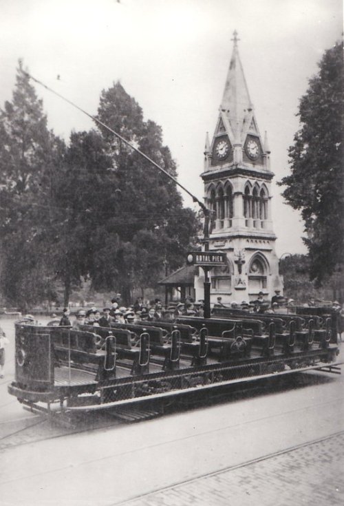 Southampton Toast Rack Tram No.2 (1916).Southampton had a horse-drawn tram system from the mid-1800s