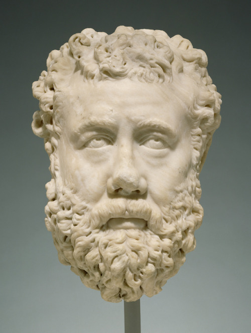 centuriespast: UnknownPortrait of a Bearded Man, A.D. 200–225, Marble33.4 × 23 × 25.5 cm (13 1/8 × 9