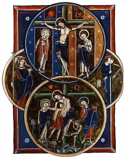 Page from the Psalter of Blanche of Castile, 1230