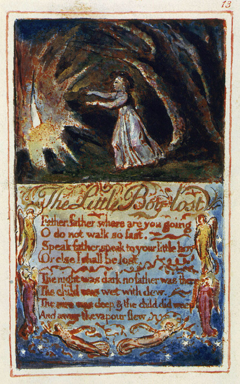 animus-inviolabilis:Songs of Innocence and of Experience: The Little Boy Lost(Seven impressions from
