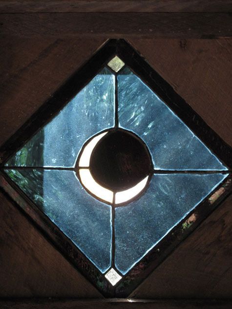 spooky gothic pagan witch window hanging Stained Glass STAR in BLACK & GREY to have or to give Earndale Scotland Made in Perthshire