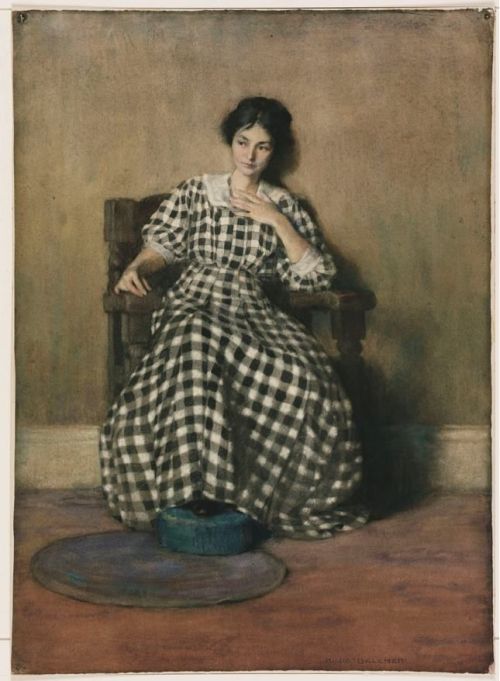 womeninarthistory:Georgia OKeeffe as Young Woman, Hilda Belcher