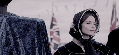 vicbertsource:Queen Victoria presenting her father’s monument in 1x03 (requested by anonymous)