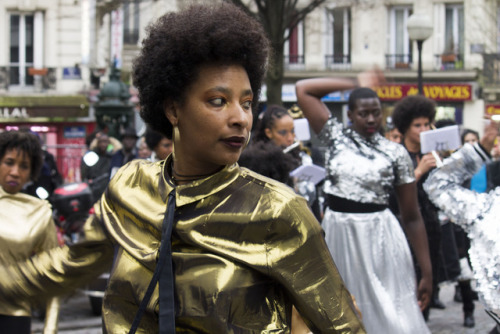 30 nuances de noir-es / Black French Feminist Marching BandPart 3/4  (OCCUPY) March 2017 / Barbès / 