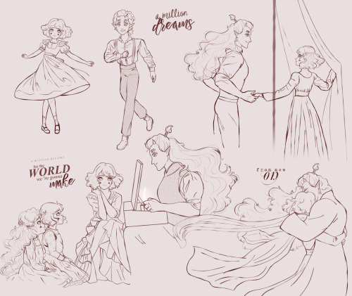 flx-res: globipsa & tomstar: The Greatest Showman AU It’s been a long time since I draw an Au ♥ 