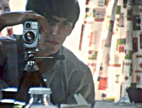 thebeatlesordie: George playing with his video camera, 1964