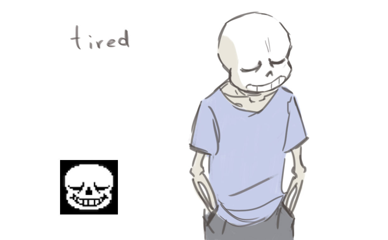 junorsky:just the many emotions of sans
