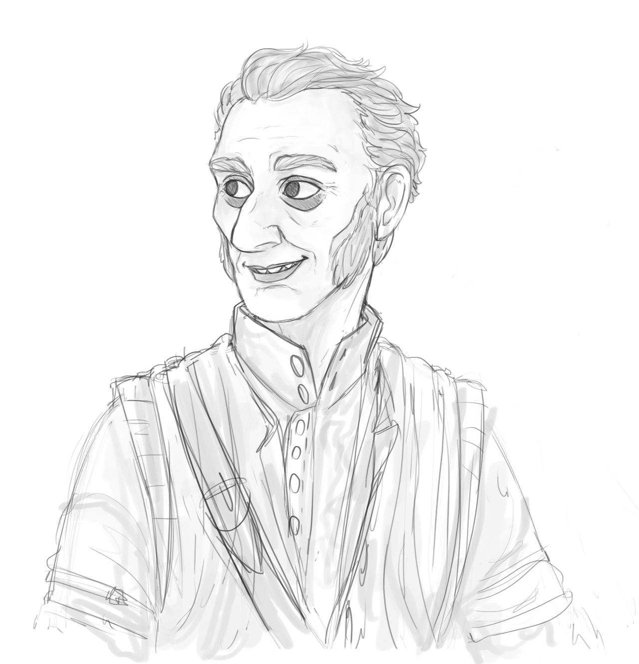 Since I m Replaying Blood And Wine Here s A Sketch Of My Favorite 