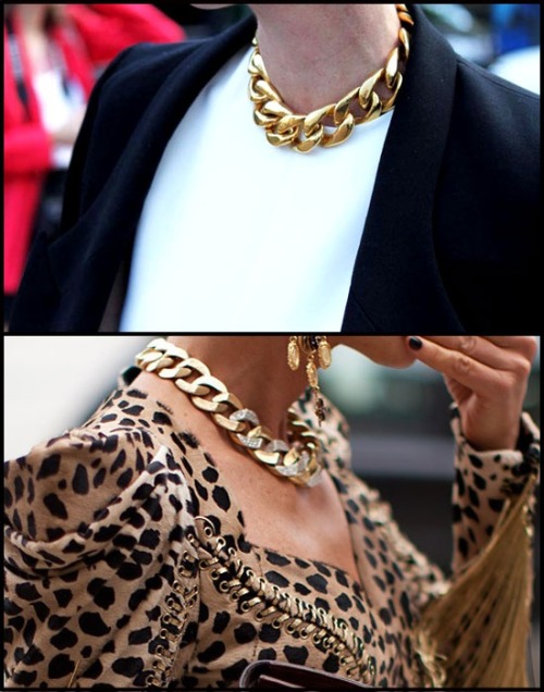 We love embellished neckwear: Chain Reaction | The Urban List