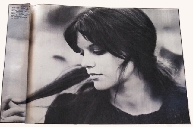 Photographs of Tina during the filming of 