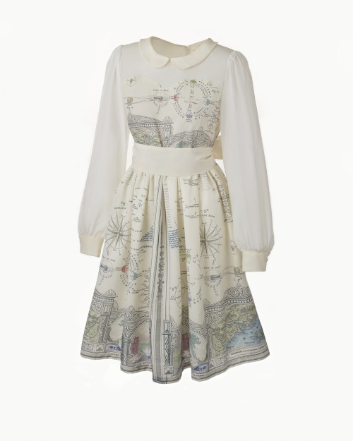 paisleydolly:Grimoire 1st Clothing Line “Celestial Closet”White Astrology Dress, 24,000 yenWHERE IS 