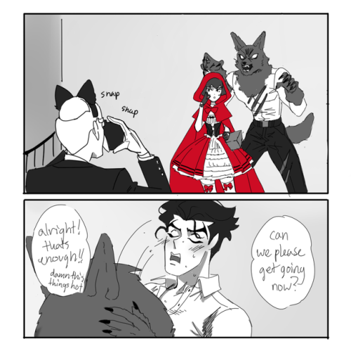 happy halloween!! dorothy playing tricks on roger cuz shes awful lol