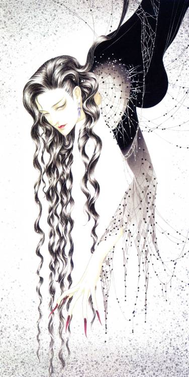 Toshiaki Kato aka 加藤利明 aka KatoToshiaki (Japanese, b. Japan) - Black Widow from Femme Fatale Art Boo