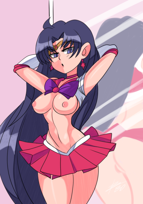 bigdead93:  Sailor Mars, Galacta and Etna. 