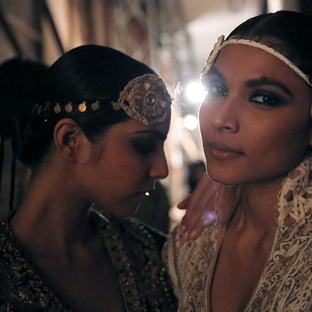 maccosmetics:  Backstage at Rimple Narula &amp; Soltee by Sulakshana, India Couture