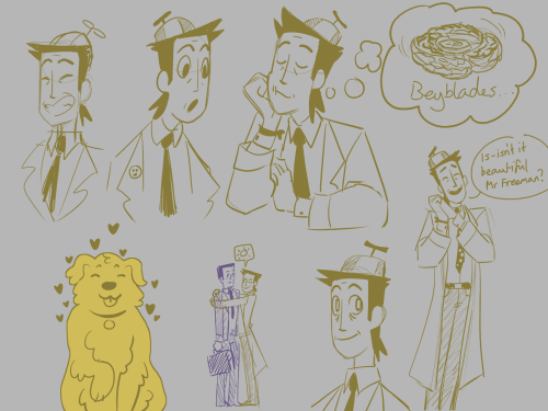 A consistent art style? consistency in general? HA!Absolutely not.Anyway have a doodle dump.