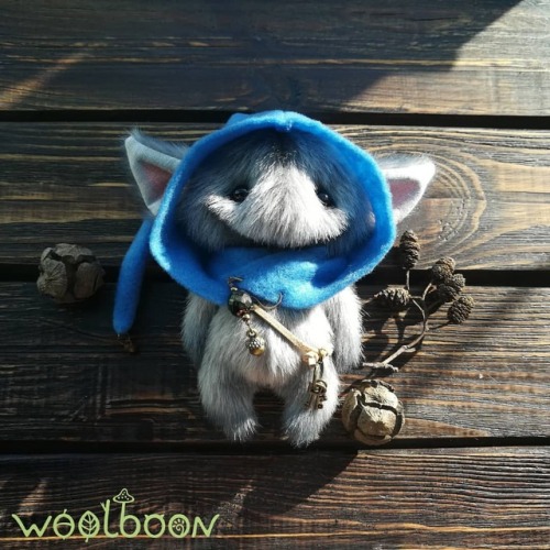 I created new type of hoods for my WoolBoons and this lucky guy is the first one who got it  https:/