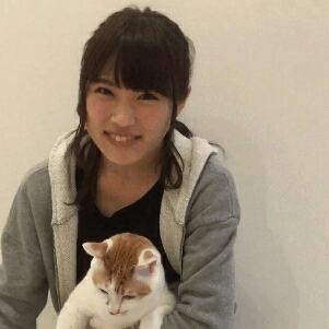 nagisachanoshi:  ♡　Nagisa & a cat　♡
