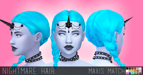 chocolatemuffintop: just a quick hair XD wanted to do something different today so here you go :D it