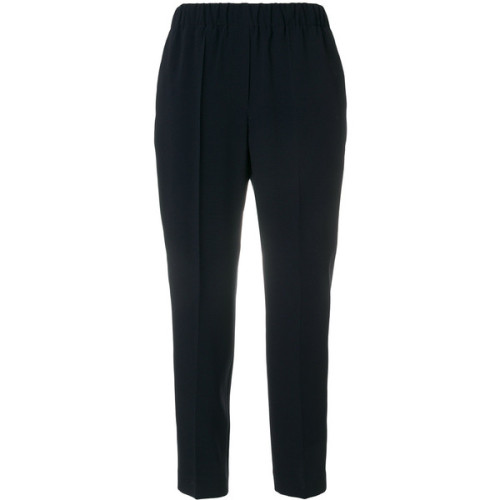 Incotex elastic waist tapered trousers ❤ liked on Polyvore (see more elastic waistband pants)