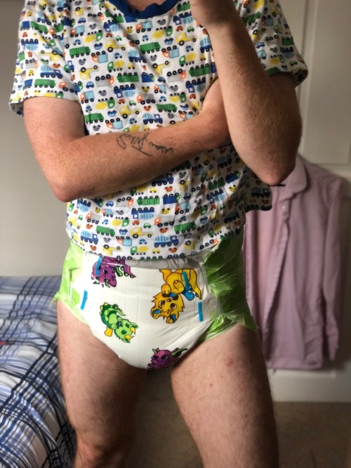 diaper-scort:Trying out lil rascals from @nappies-r-us I love the pattern and print let’s see how th