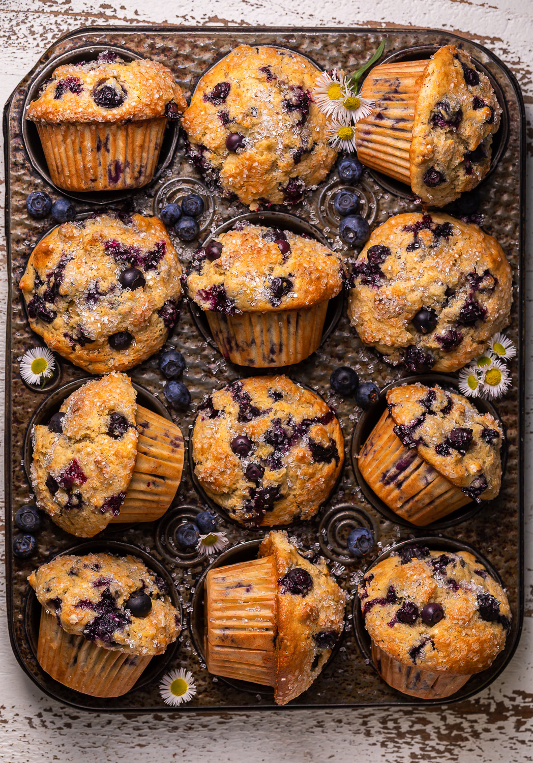 sweetoothgirl:
“ Ultra Moist Banana Blueberry Muffins
”