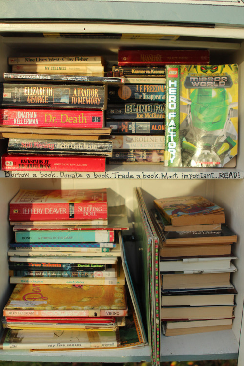 This week we continue to spotlight neighborhood book exchanges across our city, here is one situated