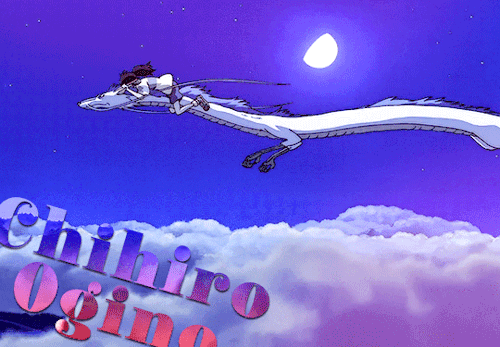 usergif: GHIBLI HEROINES + night sky (insp.)