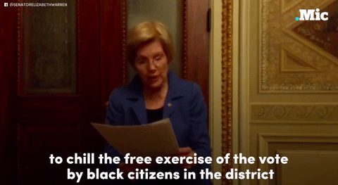 the-movemnt:  Elizabeth Warren read Coretta Scott King’s letter on Facebook Live