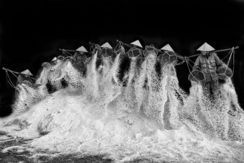 Photo of the Day: Salt Field WorkersPhotographer caption: These are women who work in a salt field i